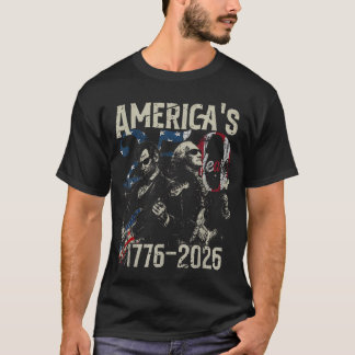 Amerikas 250-Jahres-George-Washington-Lincoln T-Shirt