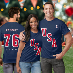 Amerikas 250-Jahres-Jubiläums- USA-Hockeytrikot T-Shirt