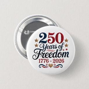 Amerikas 250. Jahrestag Americana Button