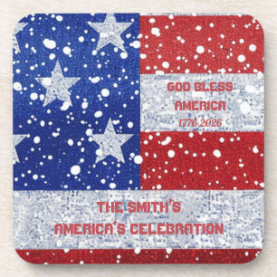 Amerikas 250. Jahrestag Getränkeuntersetzer