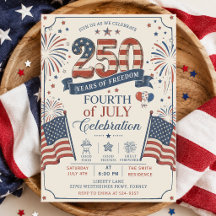 Amerikas 250. Jubiläum 4. Juli Party