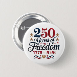 Amerikas 250. Jubiläum Americana Button