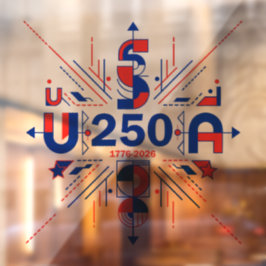Amerikas 250. Jubiläum Fensteraufkleber