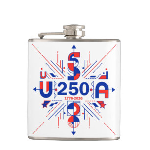 Amerikas 250. Jubiläum Flachmann