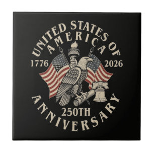 Amerikas 250. Jubiläum Fliese
