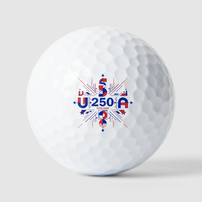 Amerikas 250. Jubiläum Golfball (Vorderseite)