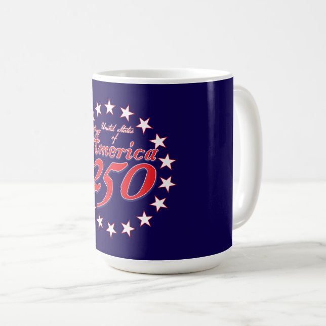 Amerikas 250. Jubiläum Kaffeetasse (VorderseiteRechts)