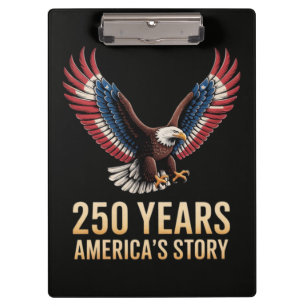 Amerikas 250. Jubiläum Klemmbrett