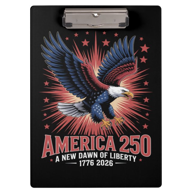 Amerikas 250. Jubiläum Klemmbrett (Vorderseite)