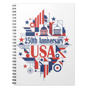 Amerikas 250. Jubiläum Notizblock