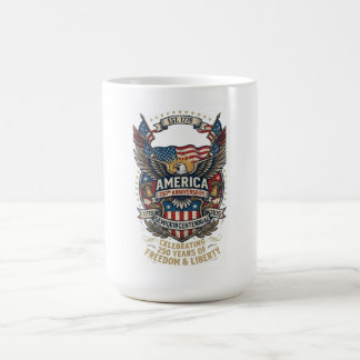 Amerikas 250. Jubiläum Patriotisch 1776 Freiheit Kaffeetasse
