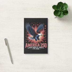 Amerikas 250. Jubiläum Post-it Klebezettel