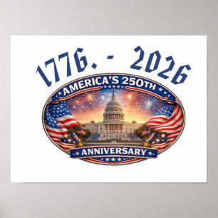Amerikas 250. Jubiläum Poster