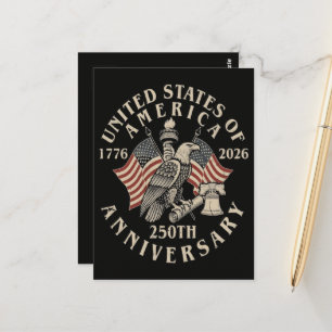 Amerikas 250. Jubiläum Postkarte