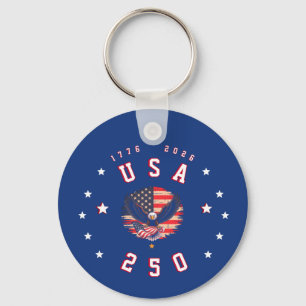 Amerikas 250. Jubiläum USA 250 1776 2026 Schlüsselanhänger