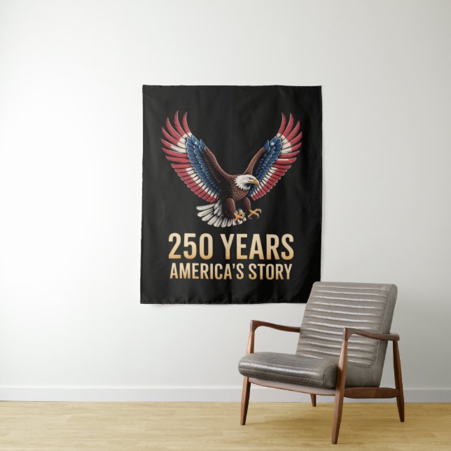 Amerikas 250. Jubiläum Wandteppich (Beispiel)