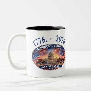 Amerikas 250. Jubiläum Zweifarbige Tasse