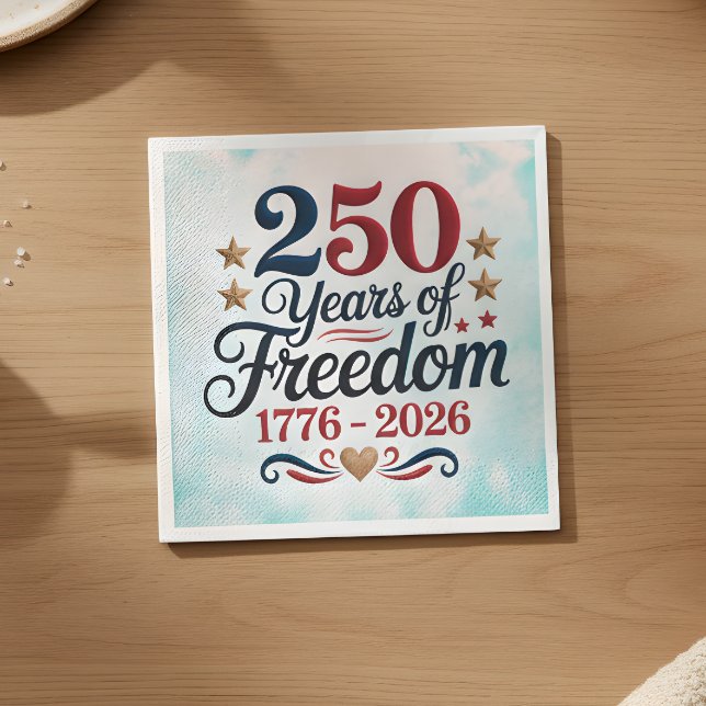 Amerikas 250. Jubiläums-Himmel Serviette (Von Creator hochgeladen)