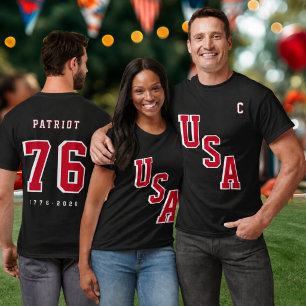 Amerikas 250. Jubiläums-USA-Hockeytrikot T-Shirt