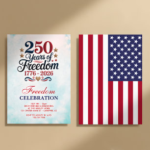 Amerikas 250. Jubiläumsfeier Einladung