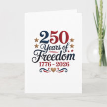 Amerikas 250. Jubiläumsgruß