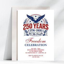 Amerikas 250. Jubiläumsveranstaltung Einladung
