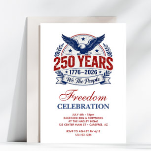Amerikas 250. Jubiläumsveranstaltung Einladung