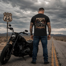 Amerikas 250. patriotischer Motorradbiker