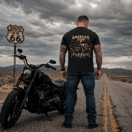 Amerikas 250. patriotischer Motorradbiker T-Shirt