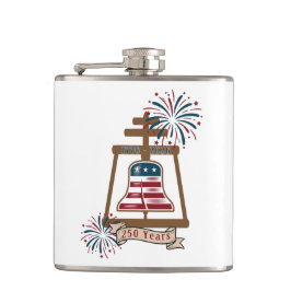 Amerikas 250. Riverside Raincross Flachmann