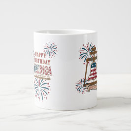 Amerikas 250. Riverside Raincross Jumbo-Tasse