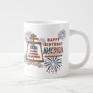 Amerikas 250. Riverside Raincross Jumbo-Tasse