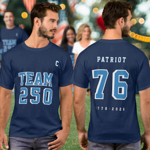 Amerikas 250. Team 250 Event Name Party Jersey   T-Shirt