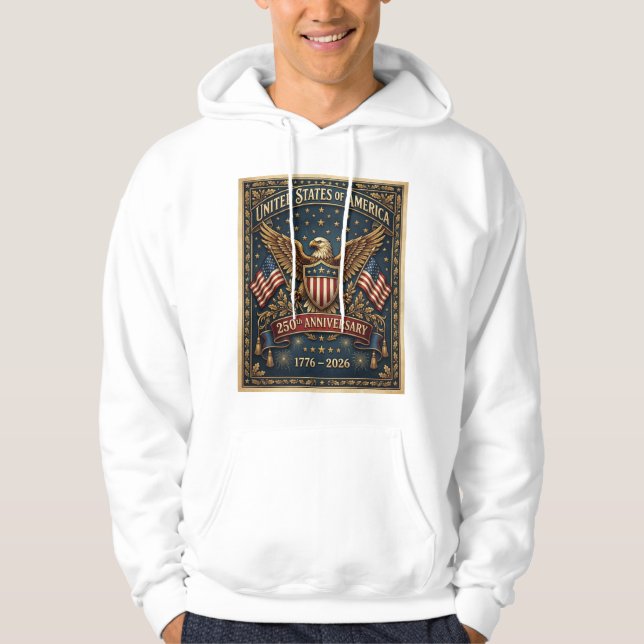 Amerikas 250. Version 1    Hoodie (Vorderseite)