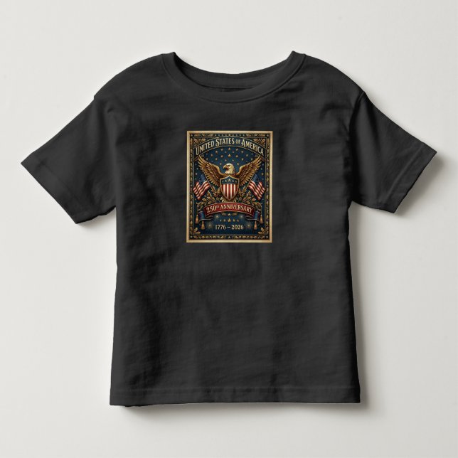 Amerikas 250. Version 1    Kleinkind T-shirt (Vorderseite)