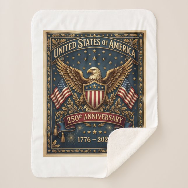 Amerikas 250. Version 1    Sherpadecke (Vorderseite)