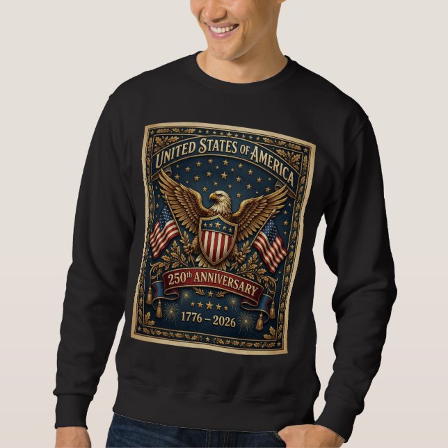 Amerikas 250. Version 1    Sweatshirt (Vorderseite)