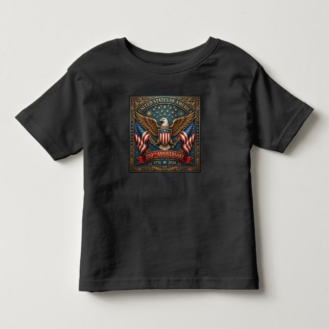 Amerikas 250. Version 2 Kleinkind T-shirt (Vorderseite)