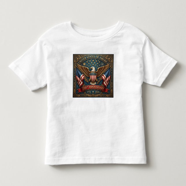 Amerikas 250. Version 2 Kleinkind T-shirt (Vorderseite)