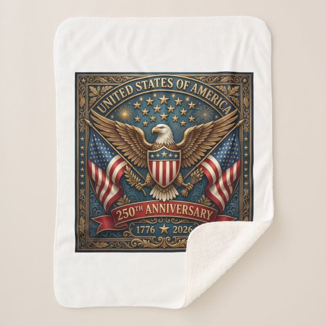 Amerikas 250. Version 2 Sherpadecke (Vorderseite)