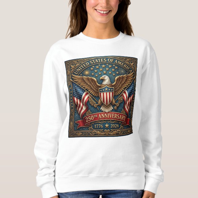 Amerikas 250. Version 2 Sweatshirt (Vorderseite)