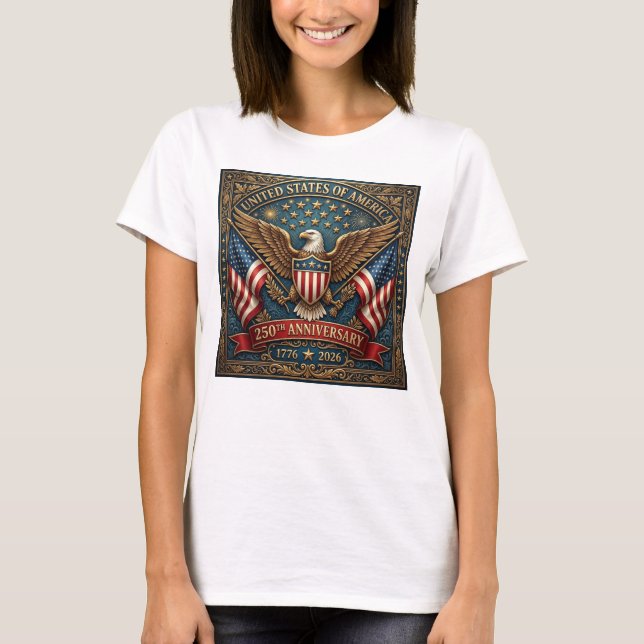 Amerikas 250. Version 2 T-Shirt (Vorderseite)