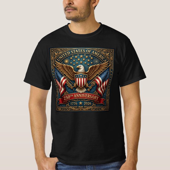 Amerikas 250. Version 2 T-Shirt (Vorderseite)