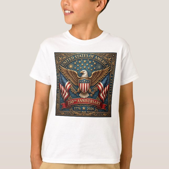 Amerikas 250. Version 2 T-Shirt (Vorderseite)