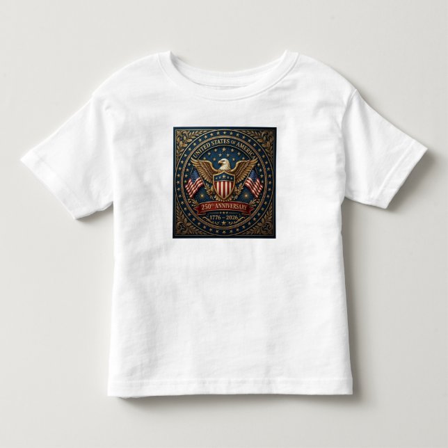 Amerikas 250. Version 3 Kleinkind T-shirt (Vorderseite)