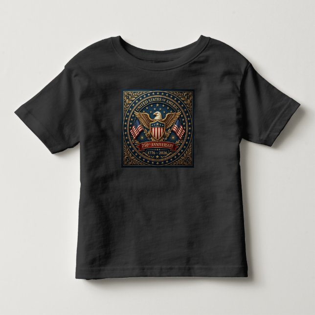 Amerikas 250. Version 3 Kleinkind T-shirt (Vorderseite)