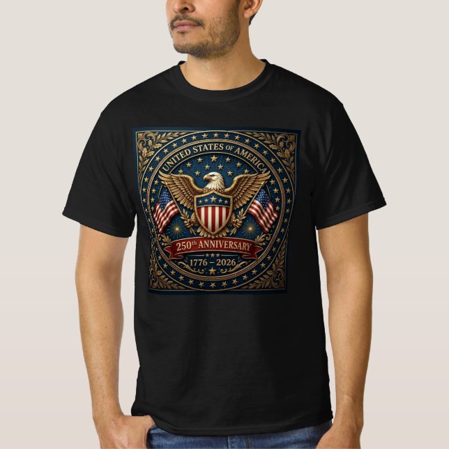 Amerikas 250. Version 3 T-Shirt (Vorderseite)