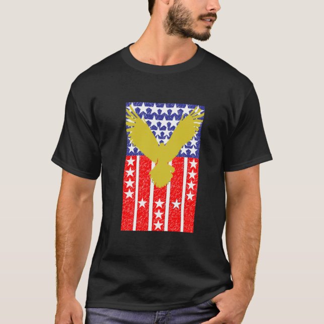 Amerikas Adler T-Shirt (Vorderseite)