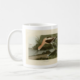 Amerikas Avocet von Audubons Vögeln Amerikas Kaffeetasse