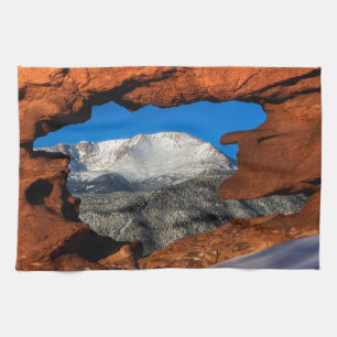 Amerikas Berg Gerahmt von Sandstone Geschirrtuch